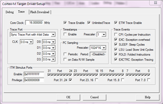 Trace Setting